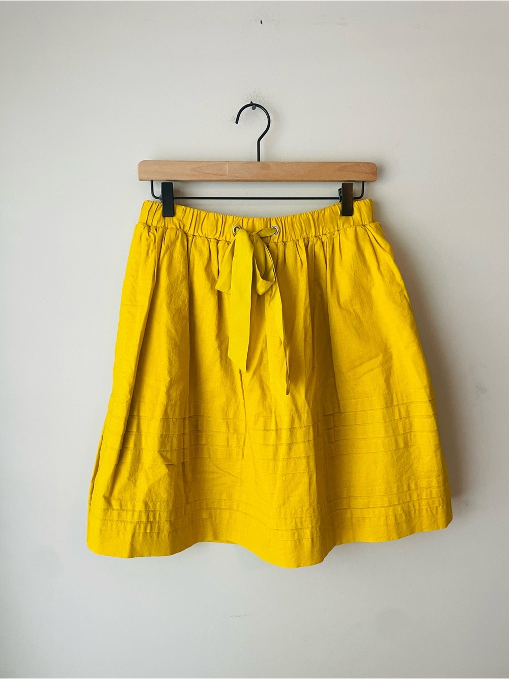 Anthropologie Odille Mustard Skirt